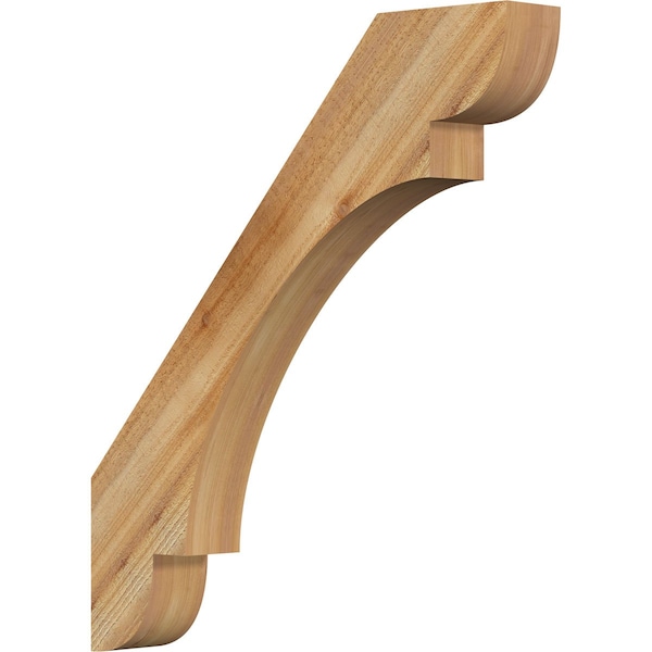 Ekena Millwork 4"W x 28"D x 32"H Olympic Rough Sawn Knee Brace, Western Red Cedar BRC04X28X32OLY00RWR - main
